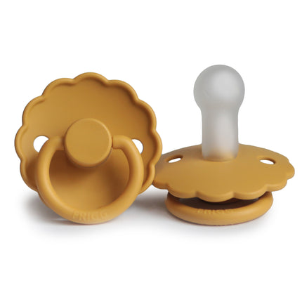 <tc>Frigg</tc> <tc>tétine</tc> Taille 2 Daisy Honey Gold Silicone