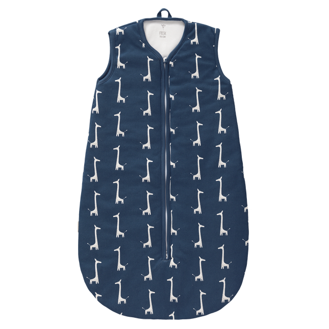 <tc>Fresk</tc> Sac de couchage Baby Sleeping Bag With Light Lining Giraffe Indigo Blue