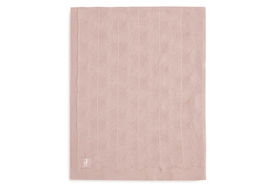 <tc>Jollein</tc> Couverture de berceau Shell Knit Wild Rose 75x100cm