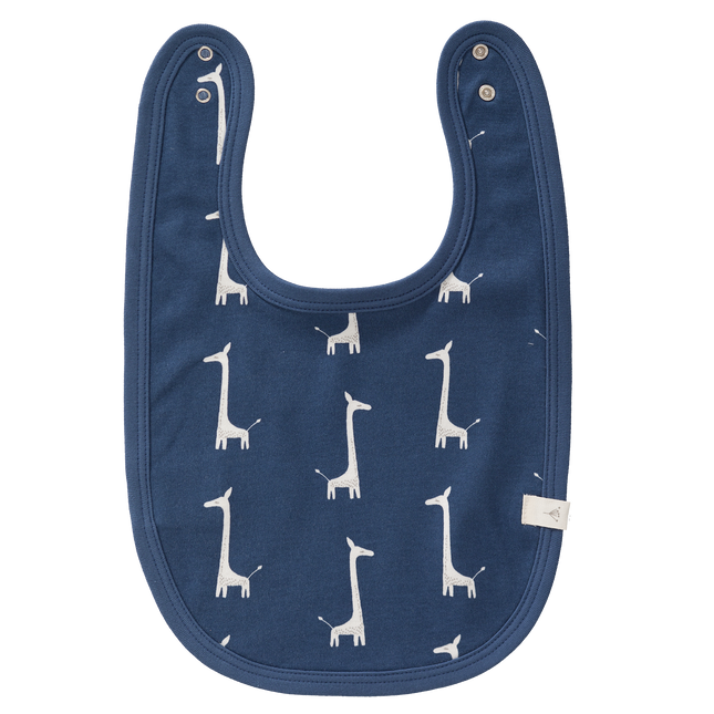 <tc>Fresk</tc> Bavoir Girafe Bleu Indigo