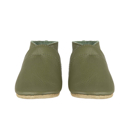 <tc>Baby Dutch</tc> Chaussures pour bébé Olive solide