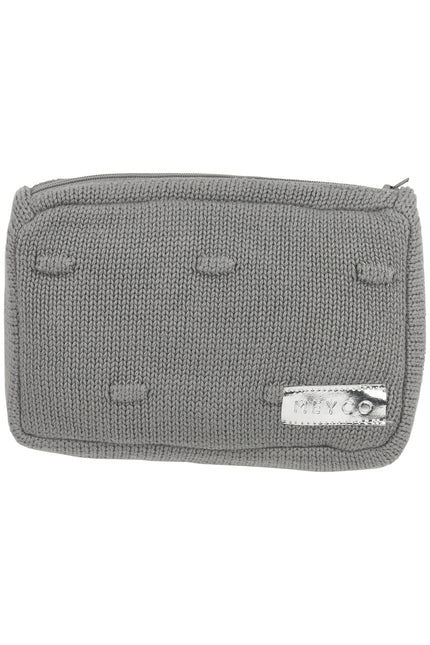 <tc>Meyco</tc> Couverture en tissu Nœuds Gris