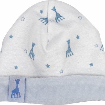 <tc>Sophie de Giraf</tc> Chapeau de bébé bleu