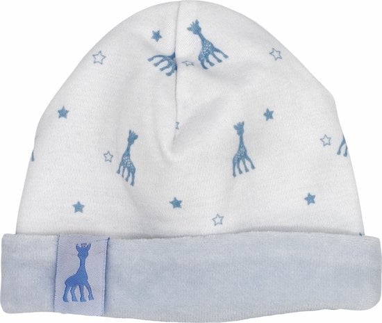 <tc>Sophie de Giraf</tc> Chapeau de bébé bleu