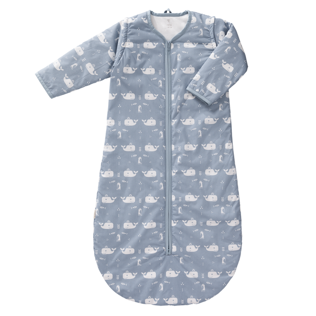 <tc>Fresk</tc> Sac de couchage Baby Winter Sleeping Bag Afristsbare Sleeve Whale Blue Fog (Sac de couchage pour bébé)