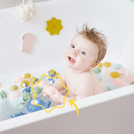 <tc>Badabulle</tc> Jouets de bain Rigolo Splash 10St