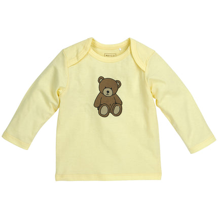 <tc>Meyco</tc> Pyjama bébé 2St Teddy Bear Soft Yellow