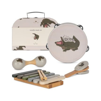 <tc>Konges Slojd</tc> Play Case Music Set Crocodile