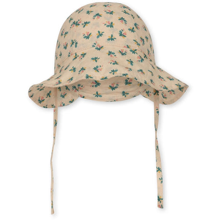 <tc>Konges Slojd</tc> Chapeau de soleil Baby Cille Bonnet Fleur Color√©.