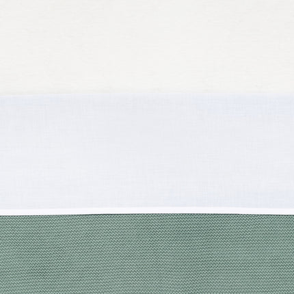 <tc>Jollein</tc> Serviette de berceau Blanc 75x100cm