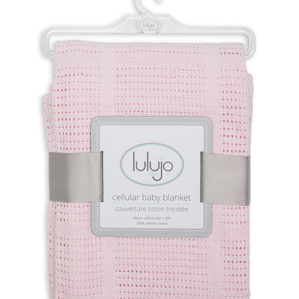 <tc>Lulujo</tc> Cradle blanket Cellular Pink