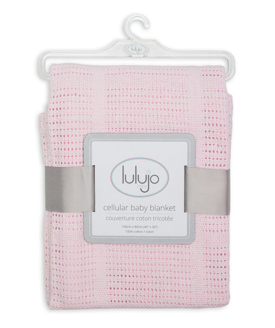 <tc>Lulujo</tc> Cradle blanket Cellular Pink