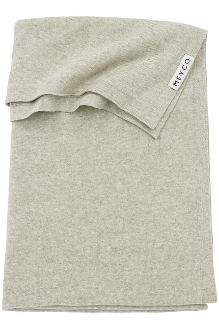 <tc>Meyco</tc> Cradle blanket Knit Basic Sand Melange