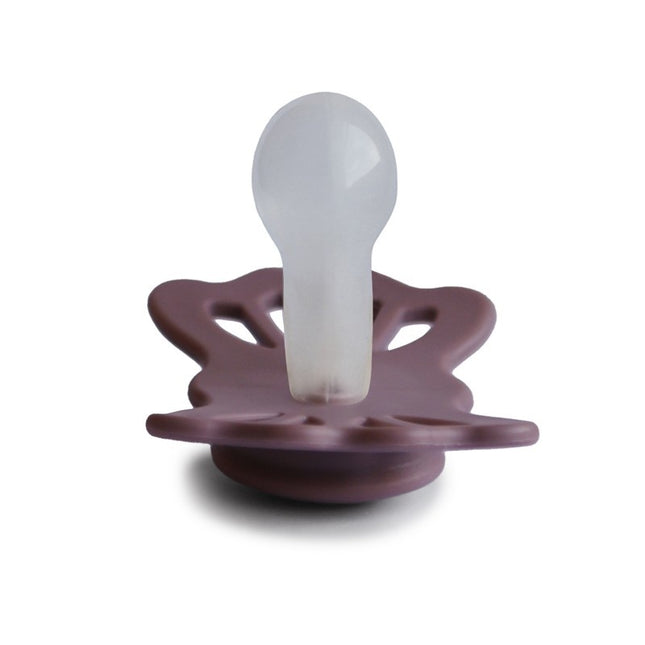 <tc>Frigg</tc> <tc>tétine</tc> Taille 2 Lucky Symmetrical Twilight Mauve Silicone