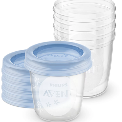 <tc>Philips Avent</tc> Tasses de conservation du lait maternel 180ml 5pcs