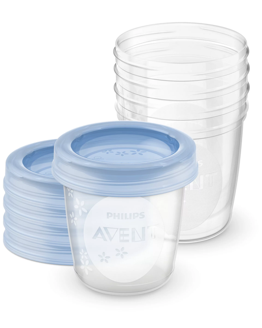 <tc>Philips Avent</tc> Tasses de conservation du lait maternel 180ml 5pcs