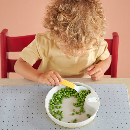 <tc>Mepal</tc> Jeu de cuillères pour bébé Mio 2 pièces Jaune