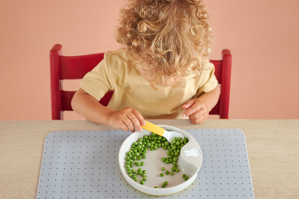 <tc>Mepal</tc> Jeu de cuillères pour bébé Mio 2 pièces Jaune