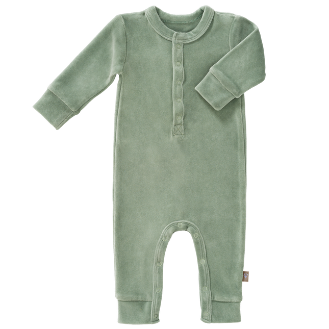 <tc>Fresk</tc> Pyjama bébé velours vert forêt