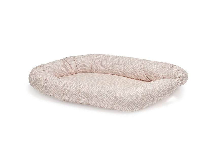 <tc>Jollein</tc> Baby nest Snake Rose pâle