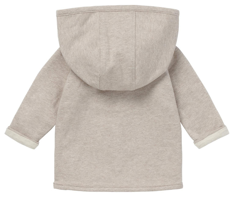 <tc>Noppies</tc> Cardigan pour bébé Rev Bonny Taupe Mélange deux faces