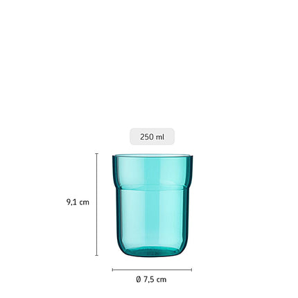 <tc>Mepal</tc> Tasse pour enfants Mio 250ml Turquoise foncé