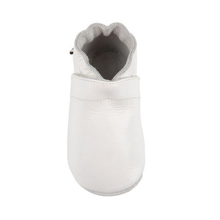 <tc>Baby Dutch</tc> Chaussures pour bébé uni blanc