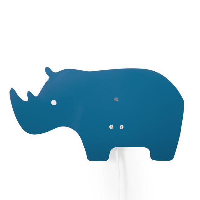 <tc>Roommate</tc> Lampe murale Chambre de bébé Rhinocéros bleu