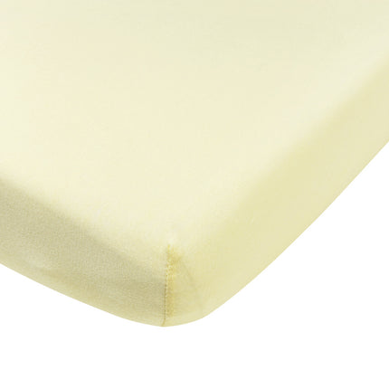 <tc>Meyco</tc> Drap-housse Jersey 70X140/150 Jaune doux