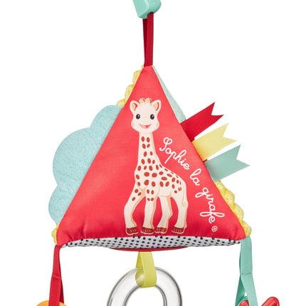 <tc>Sophie de Giraf</tc> Pyramide d'activités pour jouets suspendue