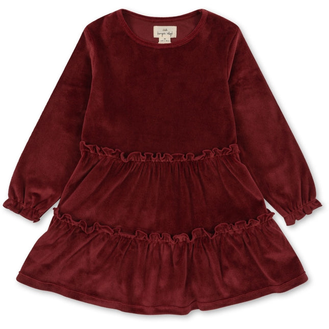 <tc>Konges Slojd</tc> Robe de bébé Jingle Jolly Rouge