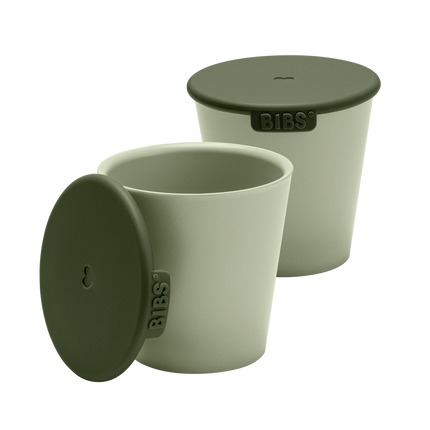 <tc>BIBS</tc> Set de tasses pour bébé Sage 2 pièces