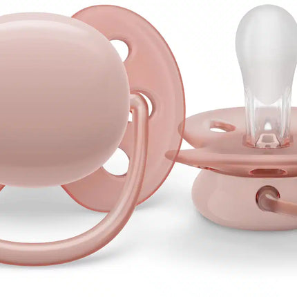 <tc>Philips Avent</tc> Fop<tc>tétine</tc> +0 Mois Gris doux/Rose