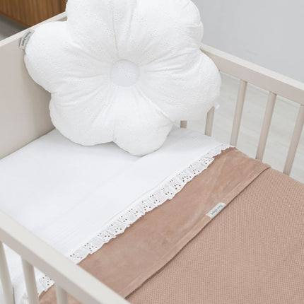 <tc>Baby's Only</tc> Drap de lit Calm White with Ruffle