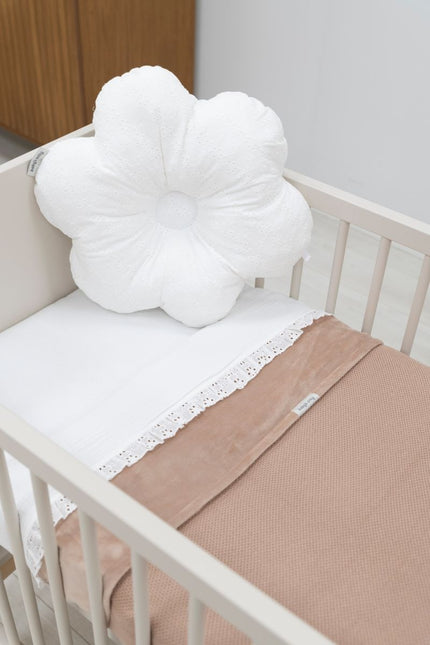 <tc>Baby's Only</tc> Drap de lit Calm White with Ruffle