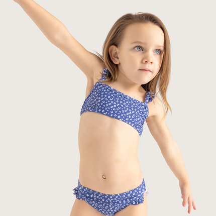 <tc>Swim Essentials</tc> Bikini enfant bleu léopard