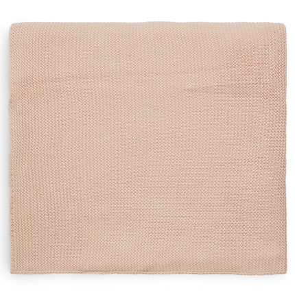 <tc>Jollein</tc> Couverture de berceau Basic Knit Rose pâle 75x100cm