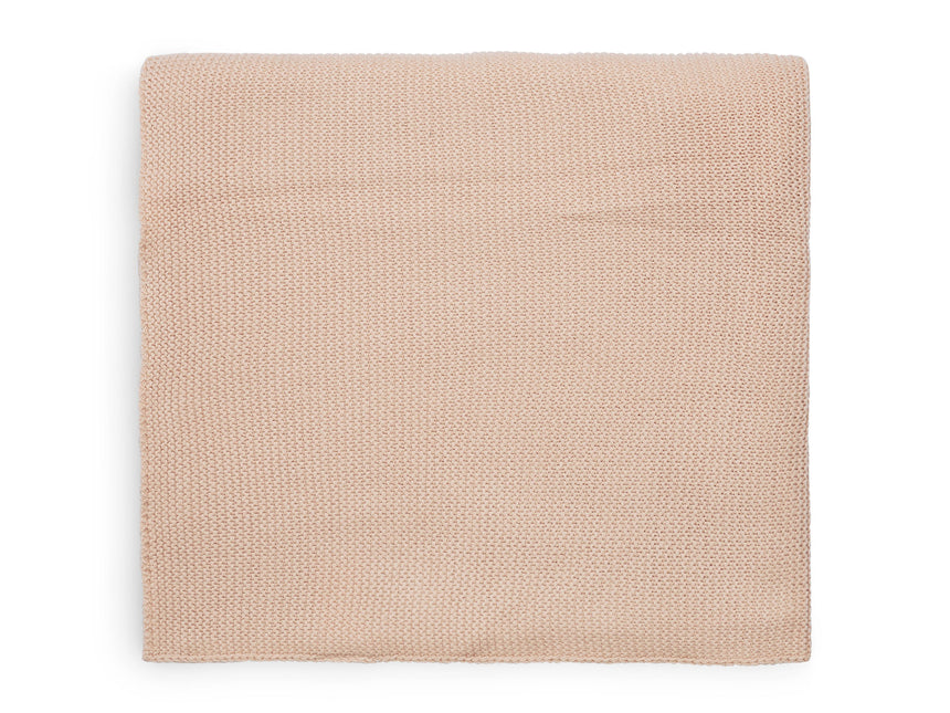 <tc>Jollein</tc> Couverture de berceau Basic Knit Rose pâle 75x100cm