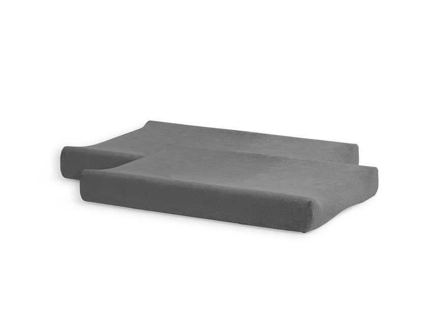 <tc>Jollein</tc> Housse de matelas à langer Terry Storm Grey 50x70m 2pcs