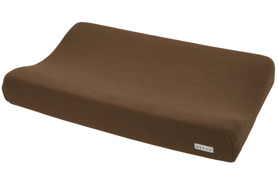 <tc>Meyco</tc> Housse de matelas à langer Tricot Basic Chocolat