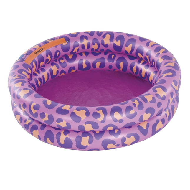 <tc>Swim Essentials</tc> Piscine bébé imprimé léopard violet 2 anneaux 60Cm