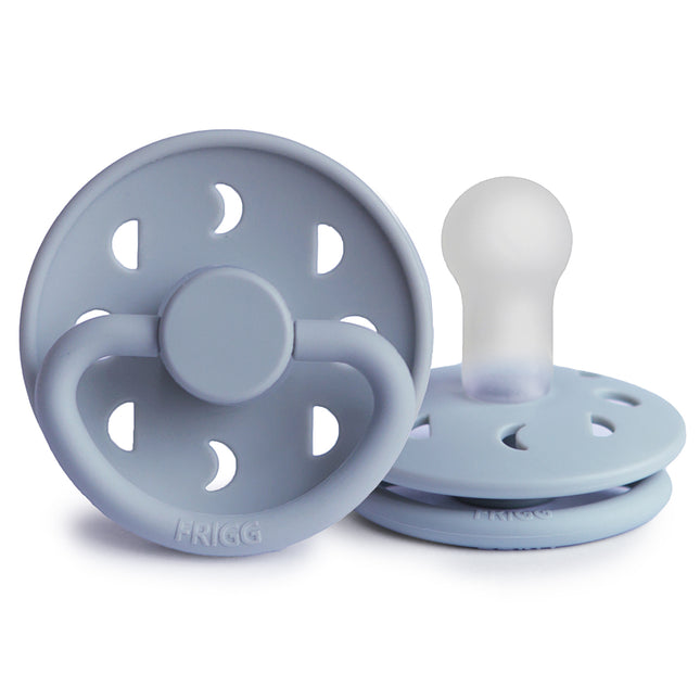 <tc>Frigg</tc> <tc>tétine</tc> Taille 2 Moon Powder Blue Silicone