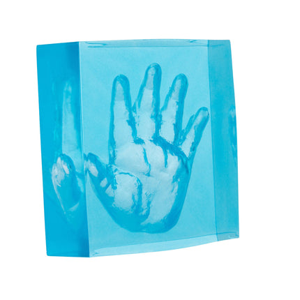 <tc>Dooky</tc> Cadre photo Crystal Memories 2D Hand Foot Print 10X10Cm