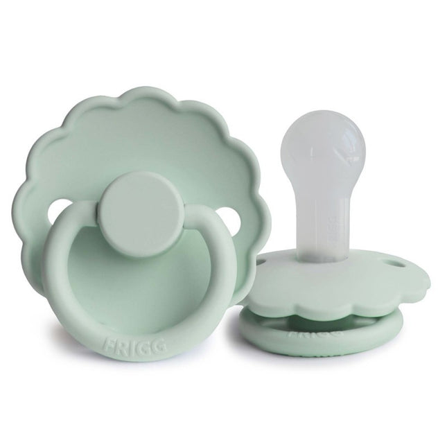 <tc>Frigg</tc> <tc>tétine</tc> Taille 2 Daisy Seafoam Silicone