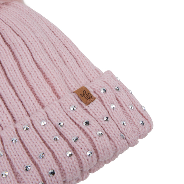 <tc>Baby Dutch</tc> Chapeau de bébé rose pailleté