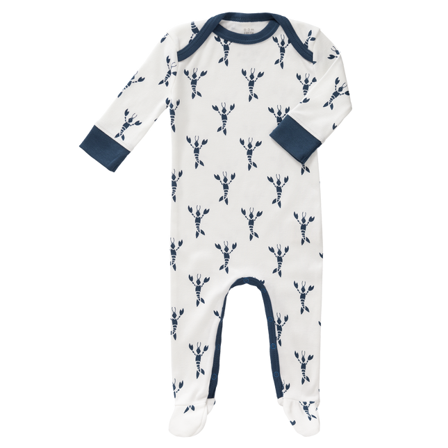 <tc>Fresk</tc> Pyjama bébé avec pied homard bleu indigo