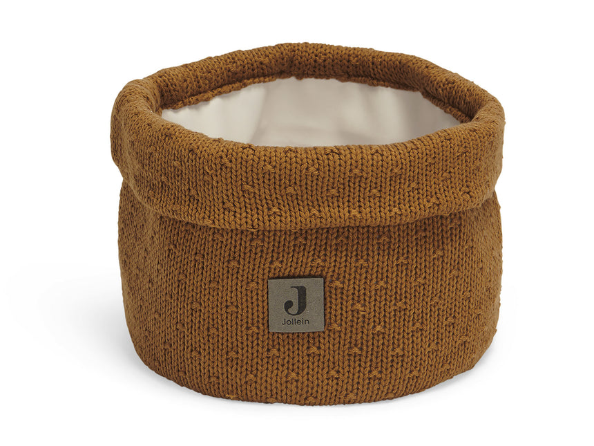 <tc>Jollein</tc> Panier de marchandises Bliss Knit Caramel