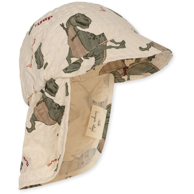 <tc>Konges Slojd</tc> Chapeau de soleil Baby Ace Brim Gots Dansosaurus