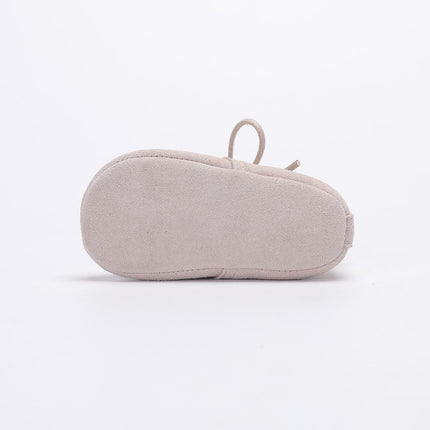 <tc>Baby Dutch</tc> Chaussures pour bébé Nova Ecru Suede