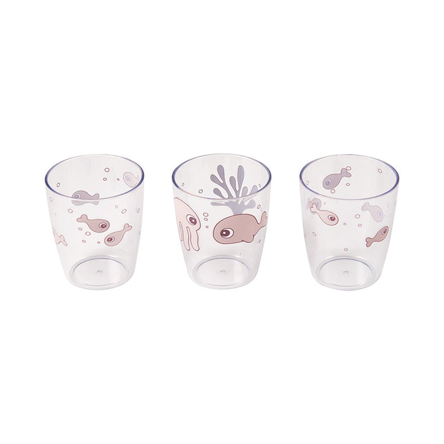 <tc>Done by Deer</tc> Coupe en verre Sea Friends Powder 3pcs